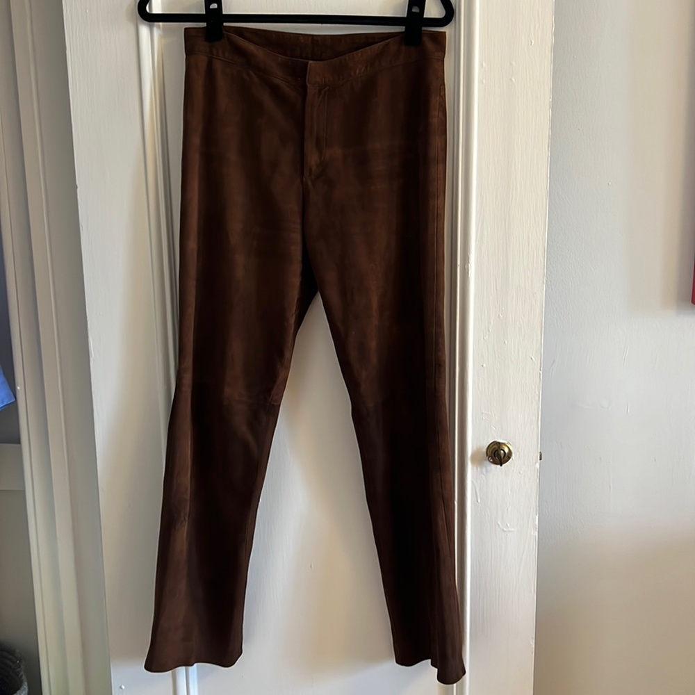 Ralph Lauren brown suede pants
